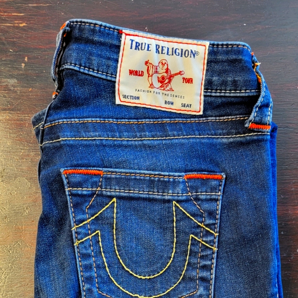 True Religion Curvy Skinny JENNIE Jean Size 25